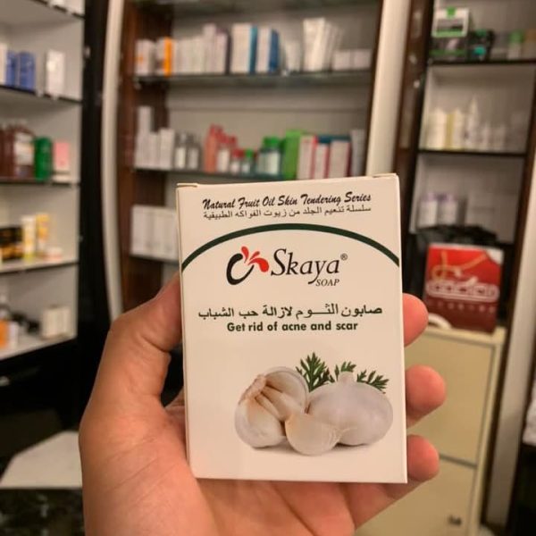 صابون الثوم لإزالة حب الشباب