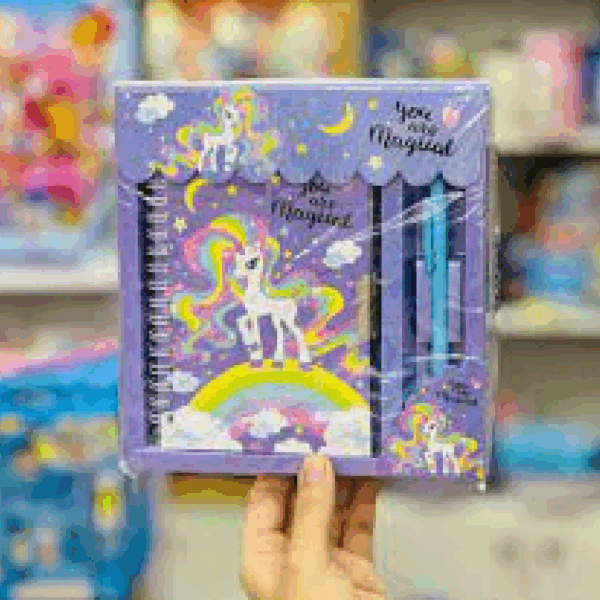 بكج دفتر مع قلم