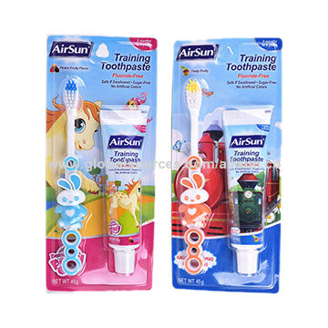 فرشاة ومعجون اسنان اطفالairsun