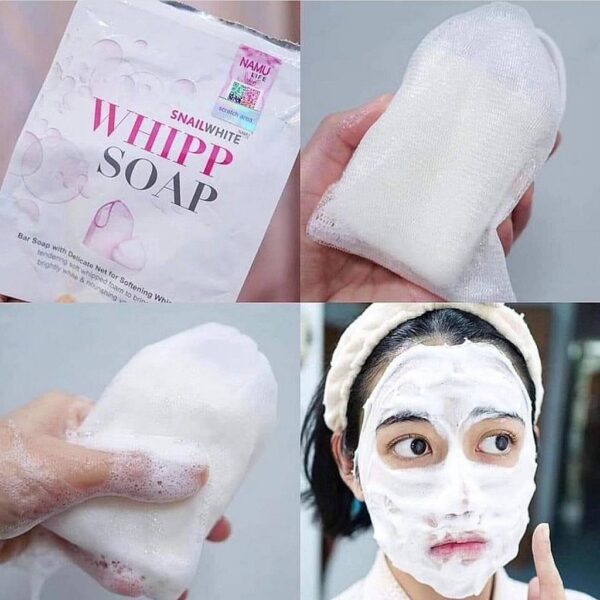 White Whipp Soap الحلزون